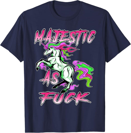 Majestic as Fuck Unicorn Shirt, Fucking Magical, Funny Humor