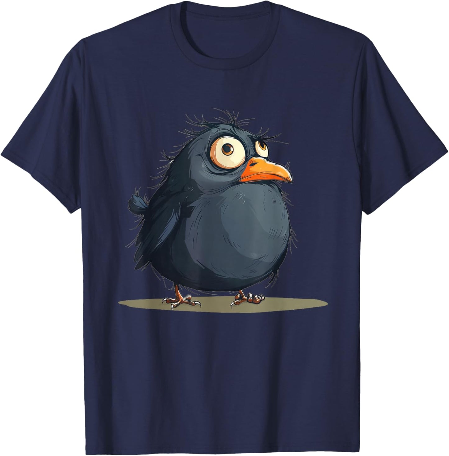 Pretty Plump Bird for funny fluffy Fat Birds Lovers T-Shirt - T-Shirt | Navy
