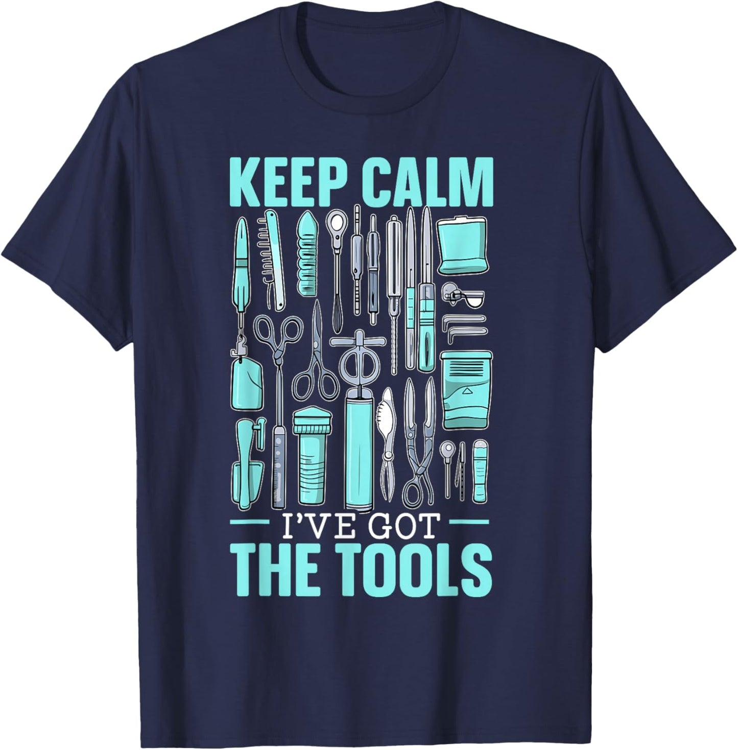 Surgical Technologist Surgical Tech Surgery Scrub Tech T-Shirt - T-Shirt | Navy