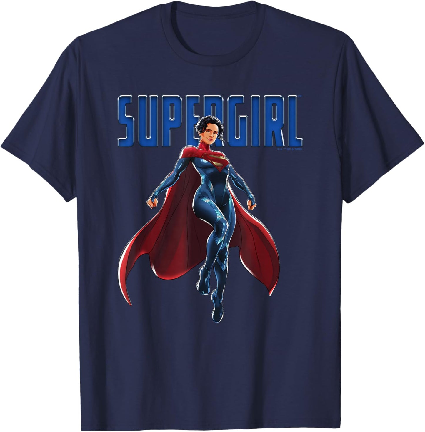 The Flash Movie Supergirl T-Shirt - T-Shirt | Navy