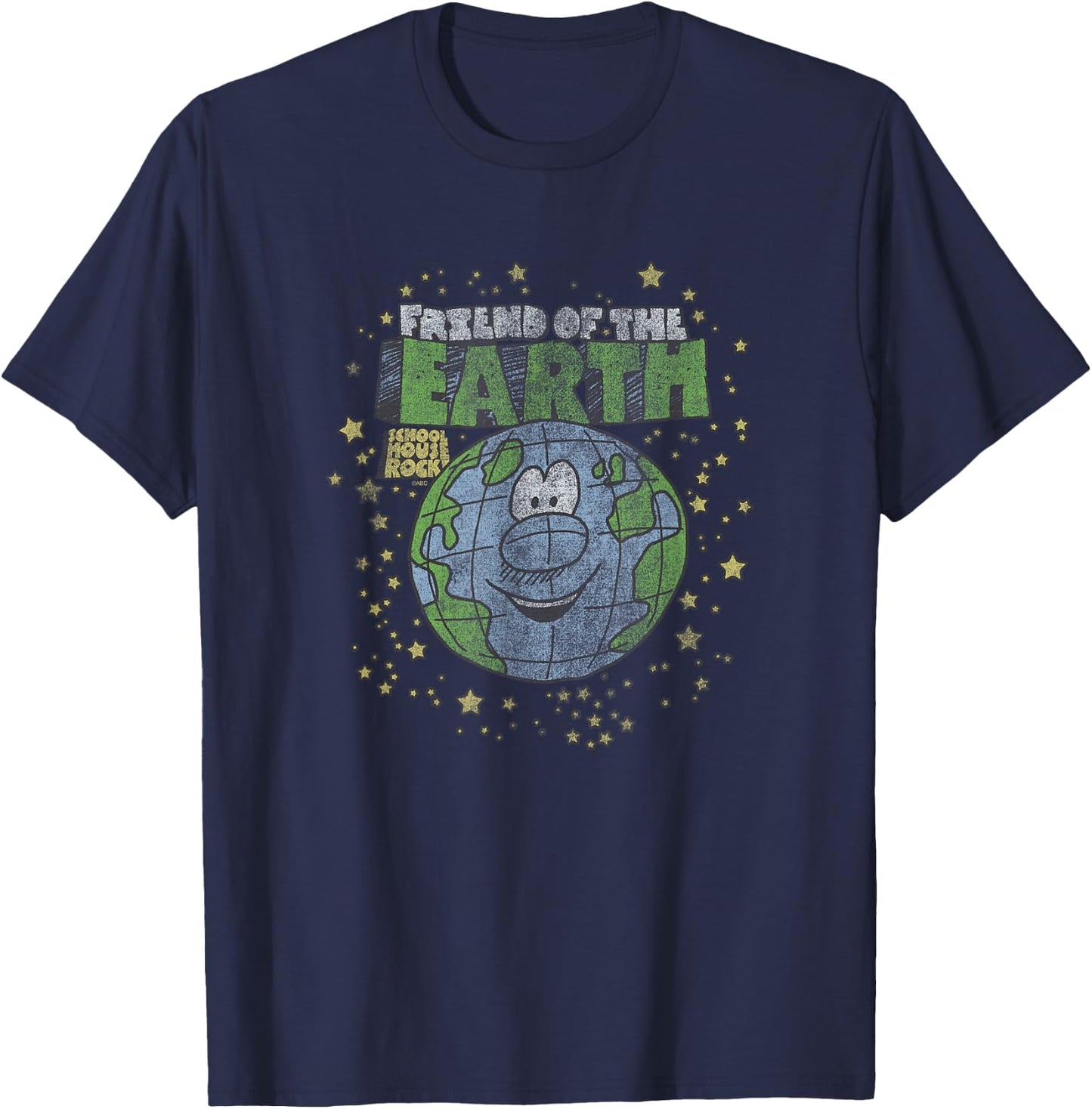 Ripple Junction x Schoolhouse Rock Friend of the Earth T-Shirt - T-Shirt | Navy