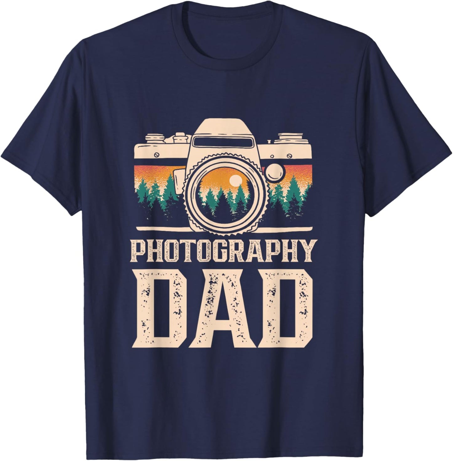 Photography Dad Camera Photographer Photographer Job Father Papi T-Shirt - T-Shirt | Navy