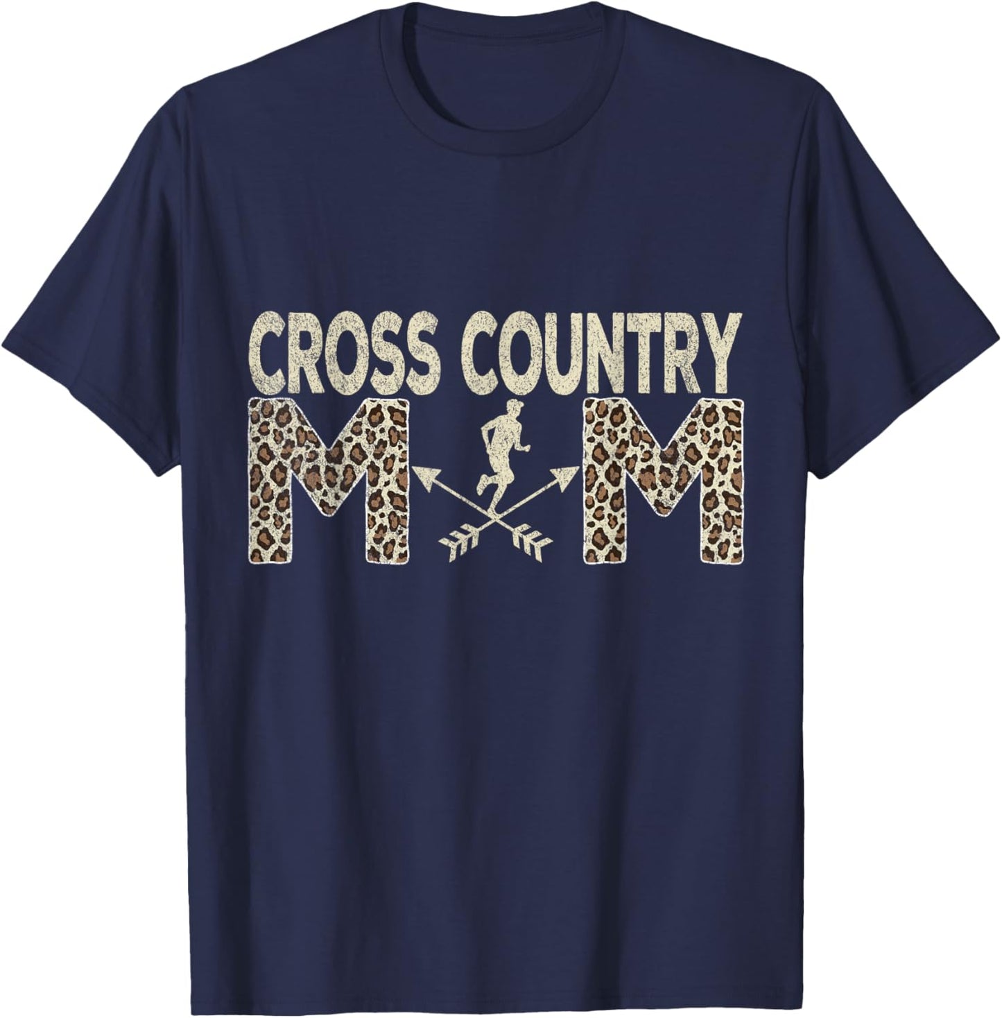 Funny Cross Country Mom Cross Country Running T-Shirt - T-Shirt | Navy