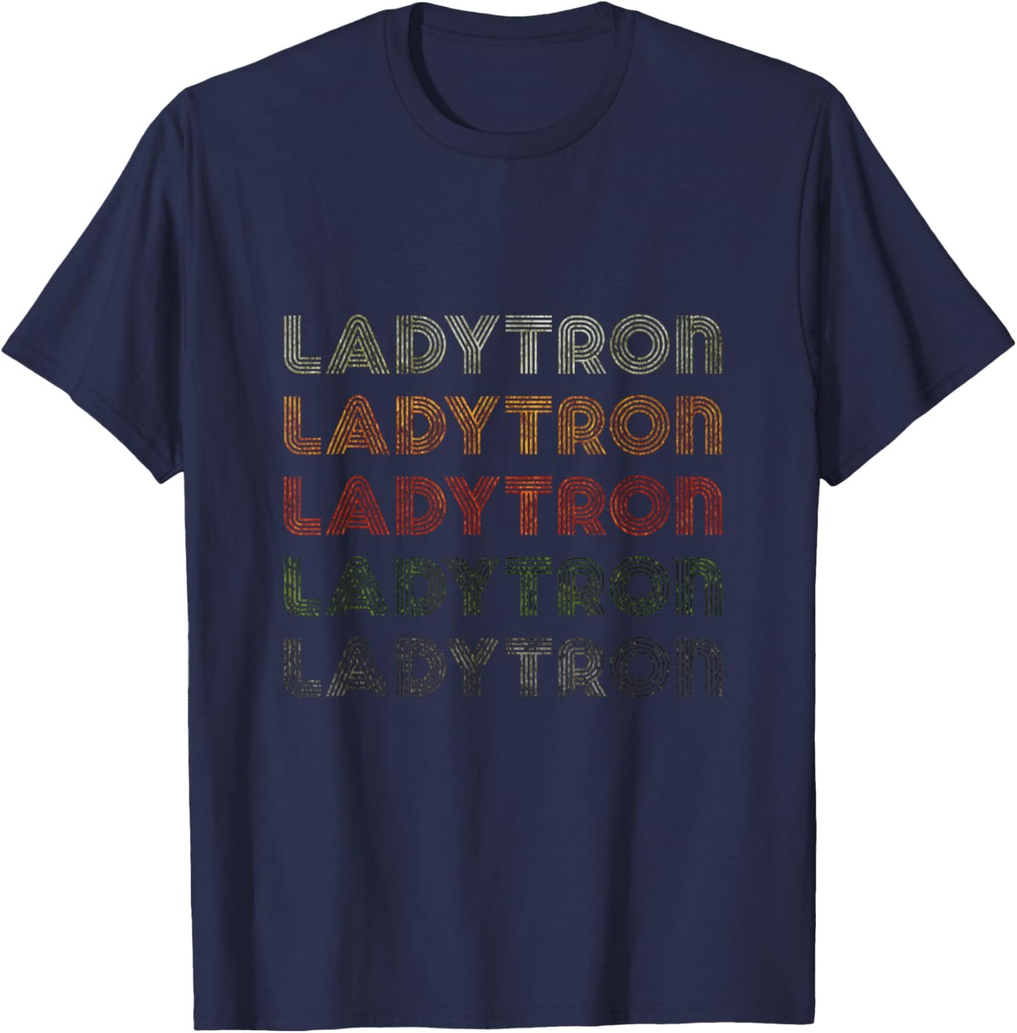 Love Heart Ladytron Grunge Vintage Style Ladytron Black T-Shirt - T-Shirt | Navy