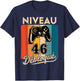 Level 46 years Man 1979 Birthday Gamer Level 46 Man , Black, S T-Shirt - T-Shirt | Navy