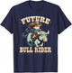 Future Bull Rider, Bull Riding Cowboy Rodeo Boy Kids T-Shirt - T-Shirt | Navy