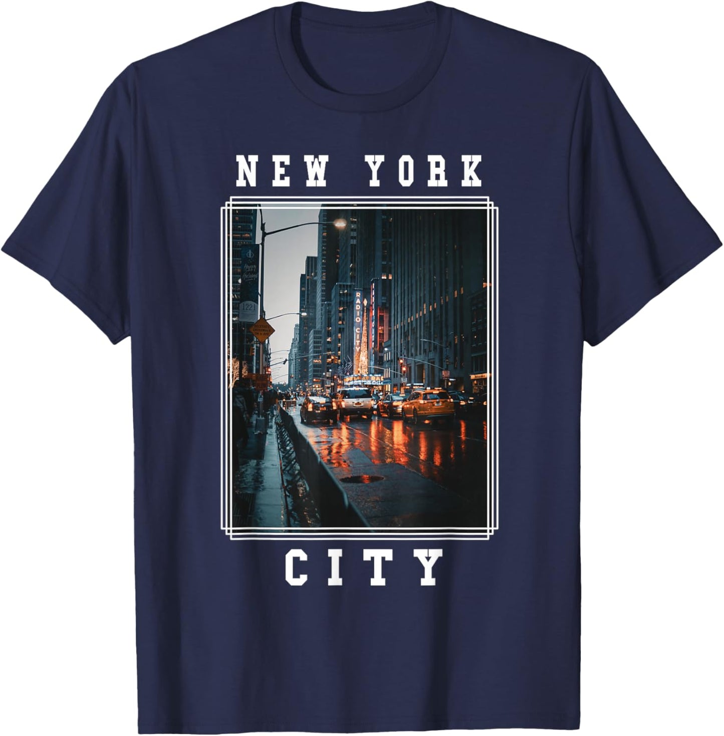 New York City Photograph New York Souvenir T-Shirt - T-Shirt | Navy