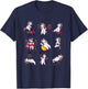 Unicorn Weightlifting Powerlifting Gym Workout Girls Gift T-Shirt - T-Shirt | Navy