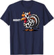 Turkey Moo Funny Thanksgiving T-Shirt - T-Shirt | Navy