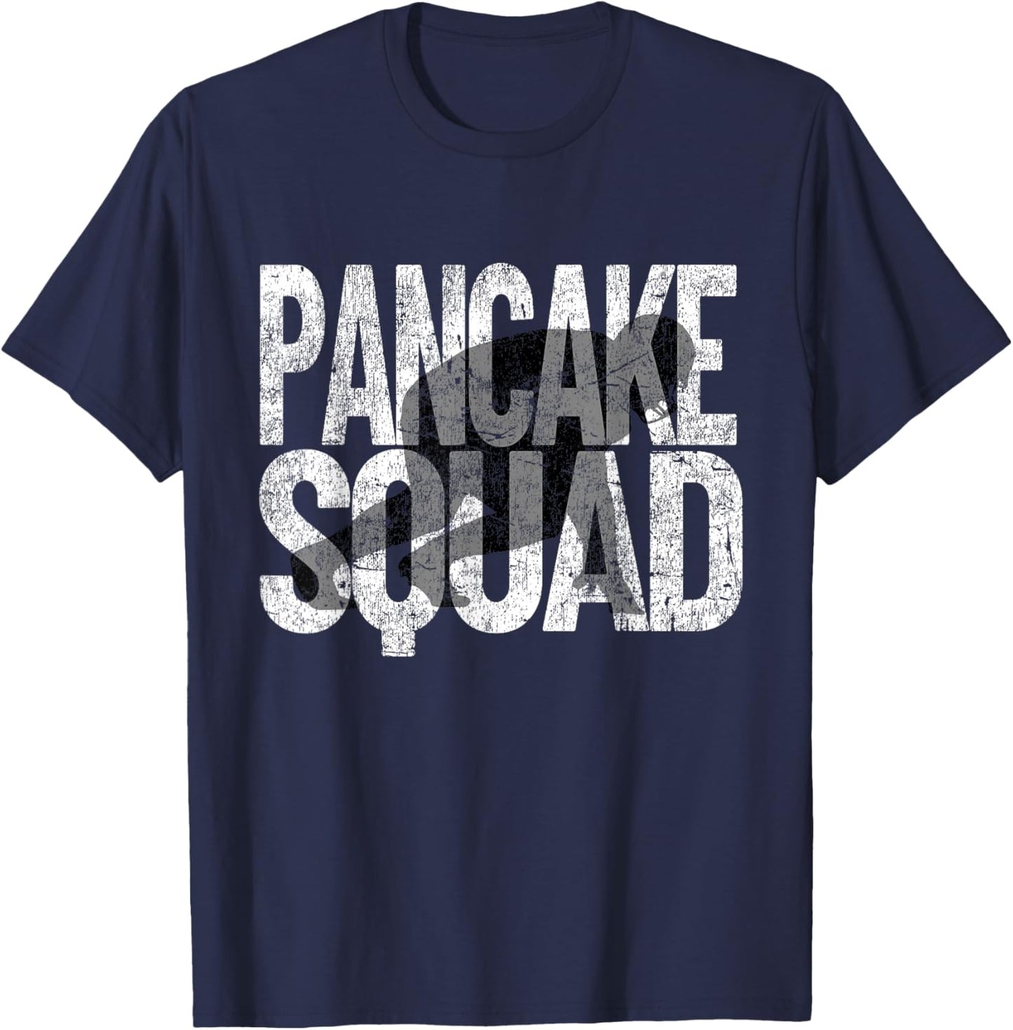 Football Lineman Pancake Squad Football Player Graphic T-Shirt - T-Shirt | Navy