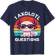 I Axolotl Questions Kids Funny Cute Axolotl Retro Vintage T-Shirt - T-Shirt | Navy