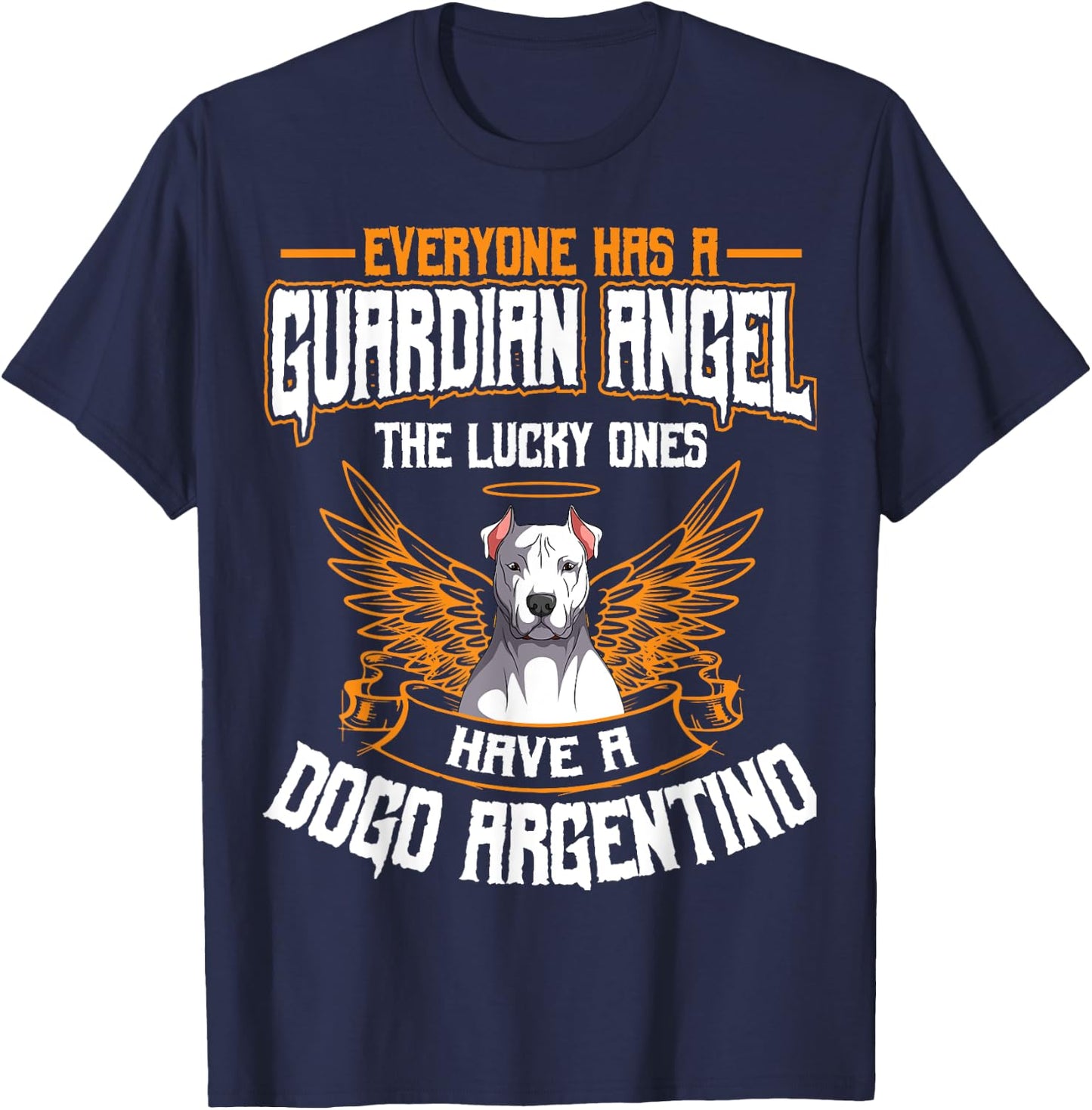 Dogo Argentino Breeder Hunting Dog Breed Owner Fur Parent Men Women T-Shirt - T-Shirt | Navy