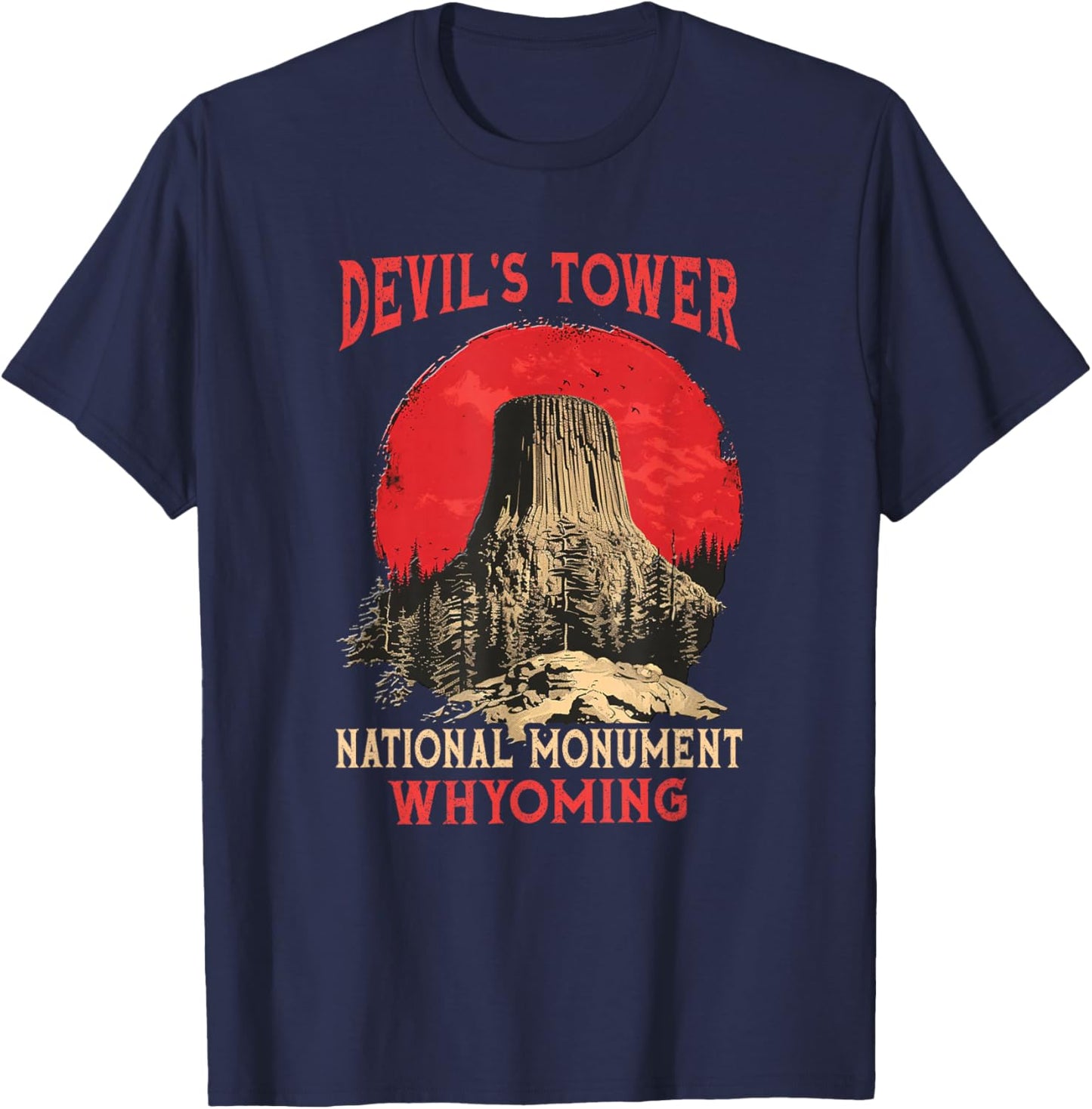 Devils Tower - Devils Tower T-Shirt - T-Shirt | Navy