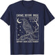Crows Before Bros Support Your Local Murder Design Vintage T-Shirt - T-Shirt | Navy