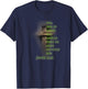 Faith Christian Cross Bible John 3:16 Reflection 0FWDEE T-Shirt - T-Shirt | Navy