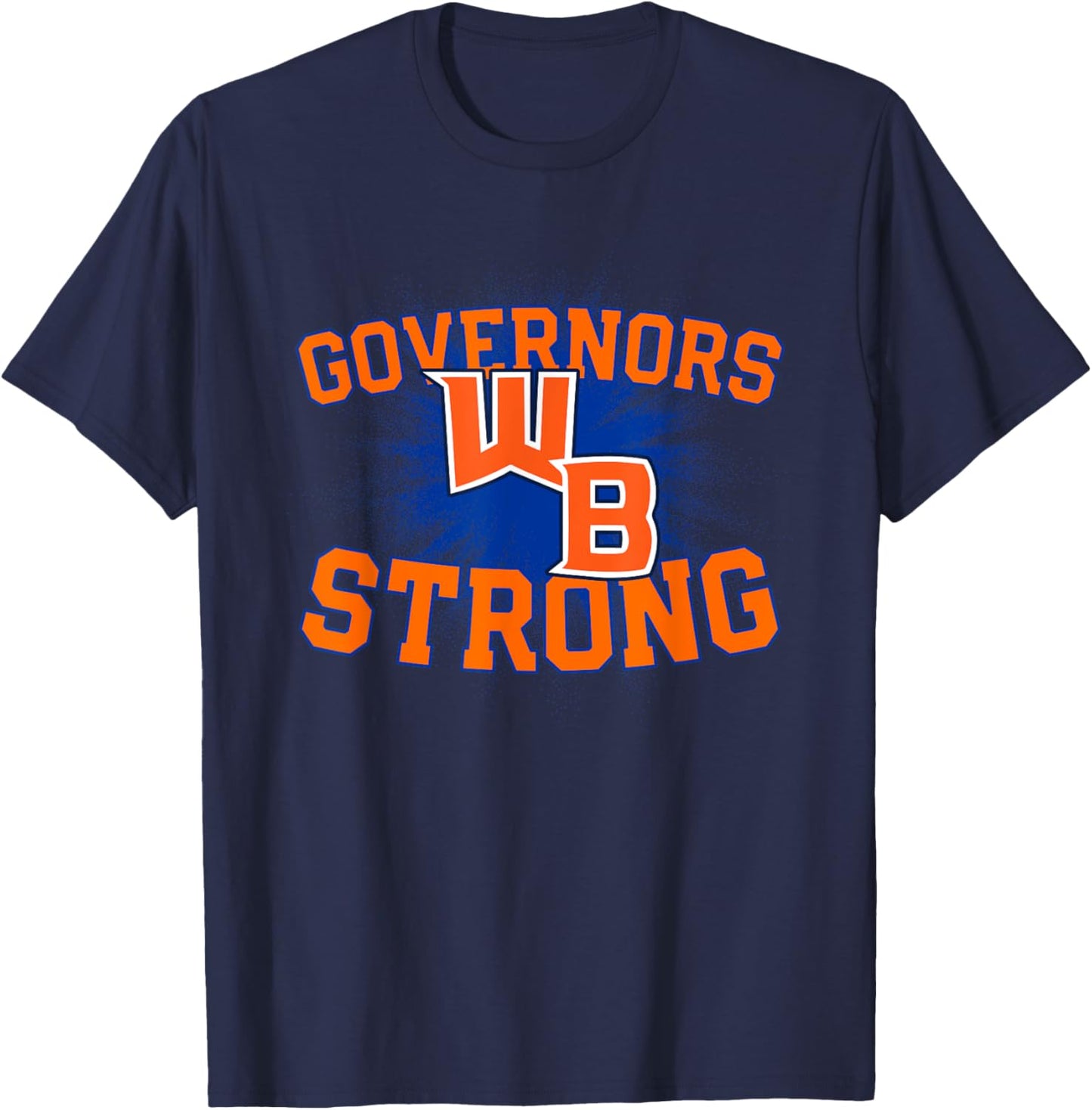 William Blount Governors Logo Strong Flag HS T-Shirt - T-Shirt | Navy