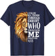 Christian Bible Verse Sayings Religious Gifts Him Lion Judah T-Shirt - T-Shirt | Navy