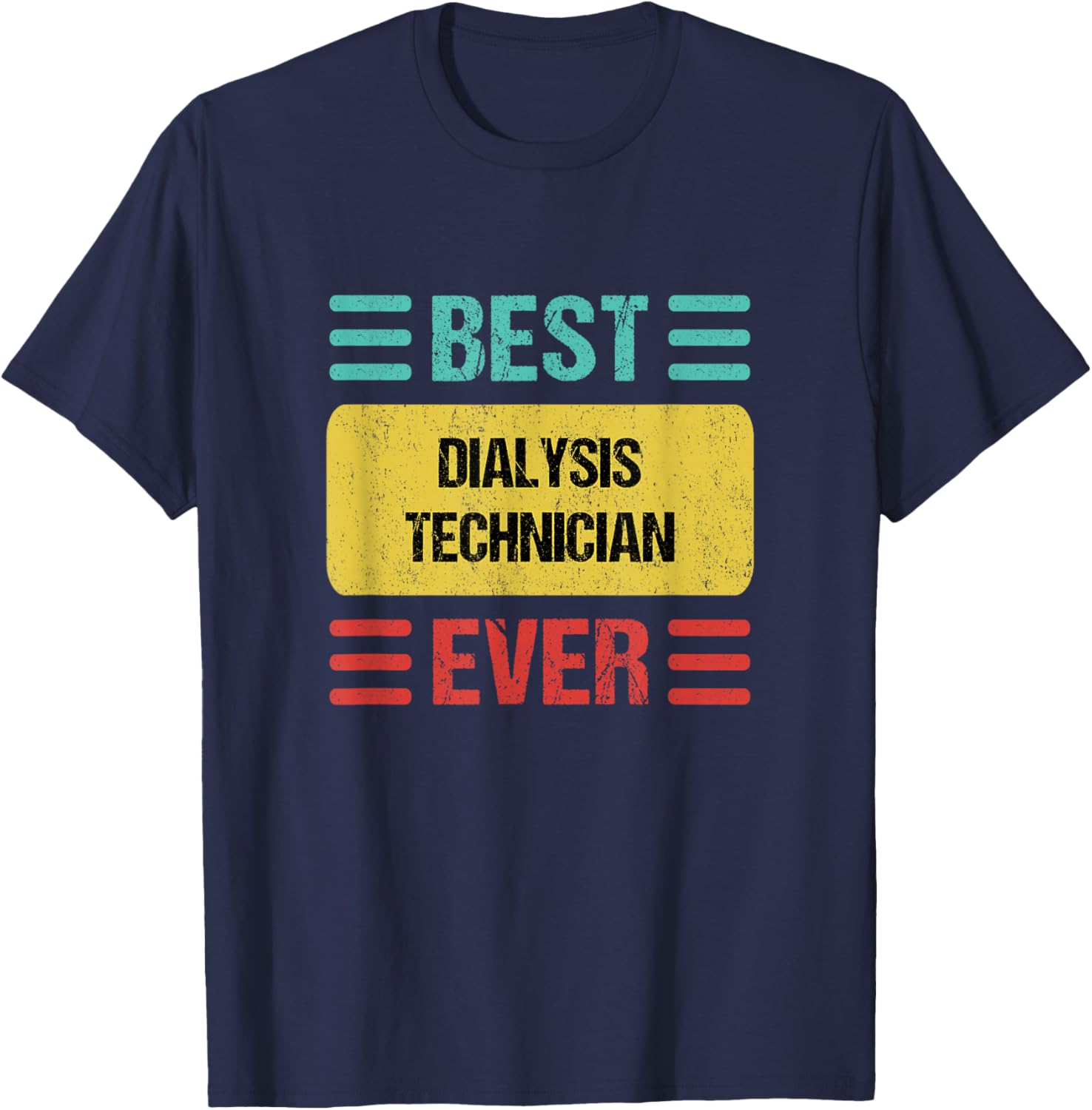 Dialysis Technician T-Shirt - T-Shirt | Navy