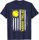 Softball Grandpa American Flag Vintage ic Game Day T-Shirt - T-Shirt | Navy