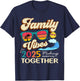 Funny Matching Family Vibes Reunion 2025 Making Memories T-Shirt - T-Shirt | Navy