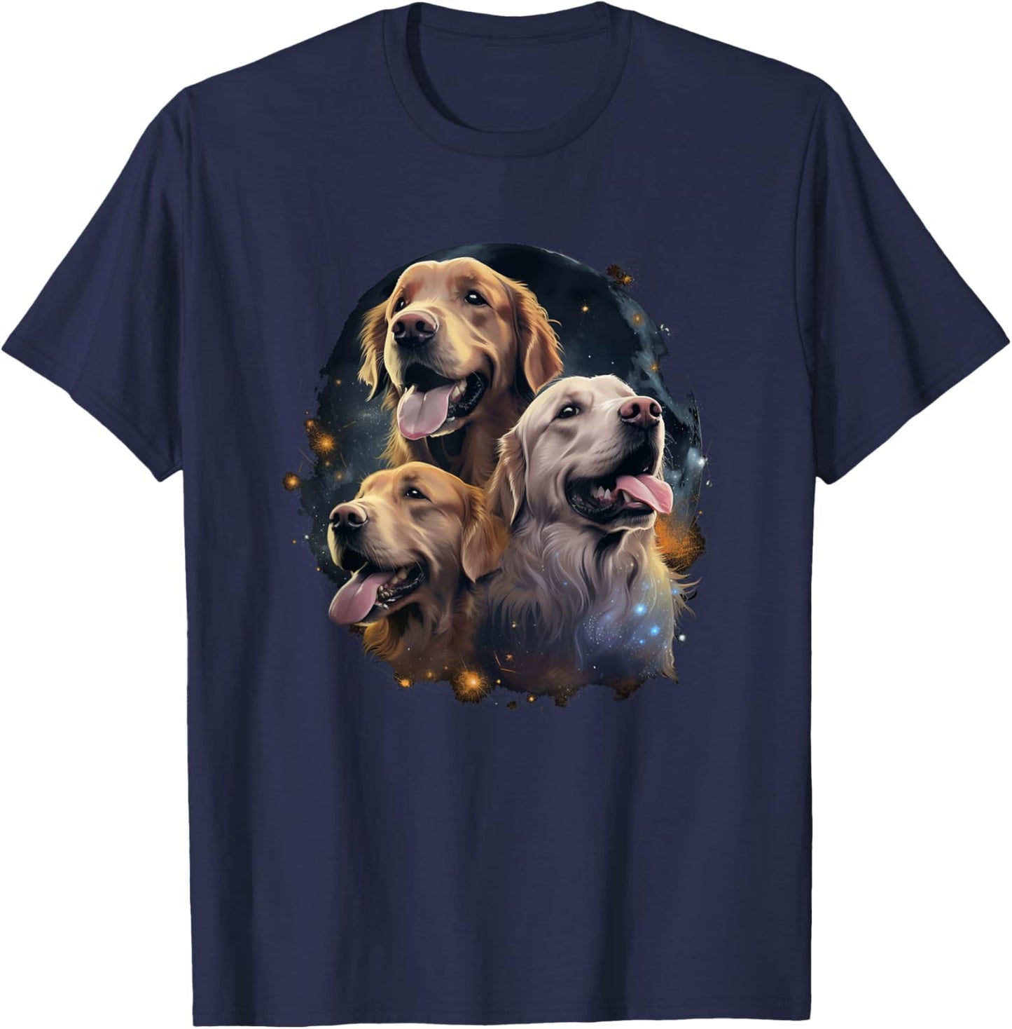 Funny Apparel For Golden Retriever Lovers T-Shirt - T-Shirt | Navy