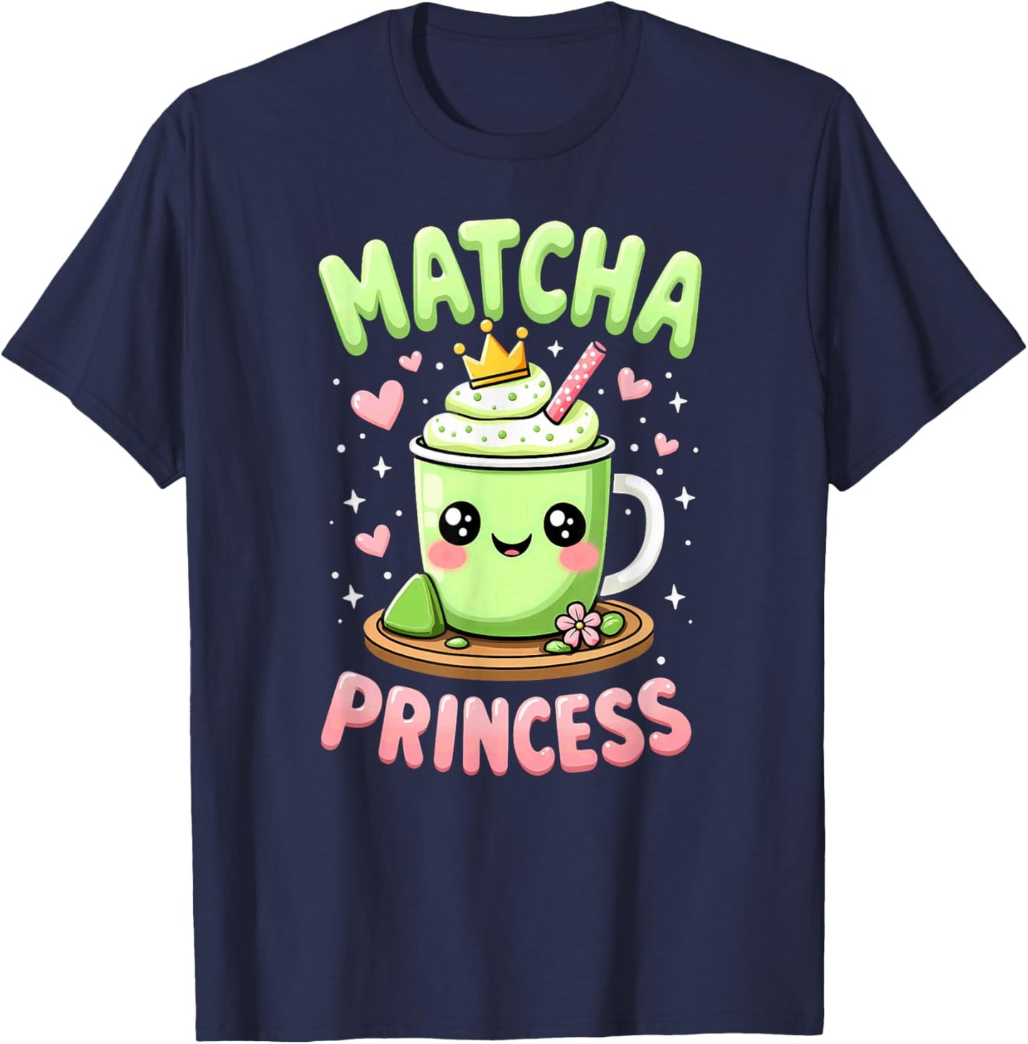 Matcha Princess Halloween T-Shirt - T-Shirt | Navy
