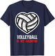 Volleyball Is My Valentine Gift T-Shirt - T-Shirt | Navy