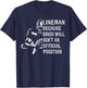 Brick Wall Isn't an Official Position Football Lineman Gifts Small T-Shirt - T-Shirt | Navy