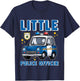 Kids Little Police Officer Cop Car Policeman Toddler Boys Youth T-Shirt - T-Shirt | Navy