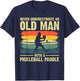 Cool Pickleball Design Grandpa Pickleball Player Small T-Shirt - T-Shirt | Navy