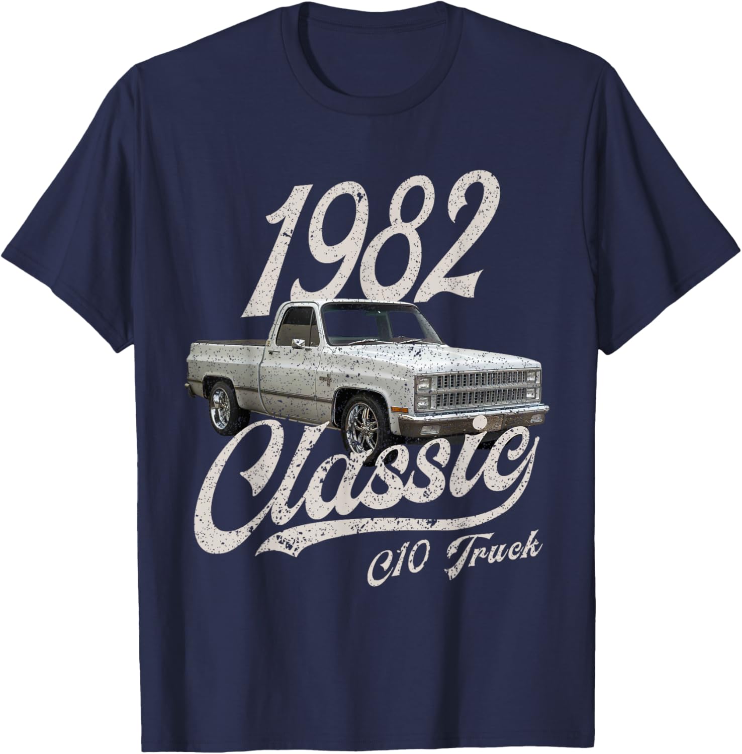 1982 82 C10 Truck T-Shirt - T-Shirt | Navy