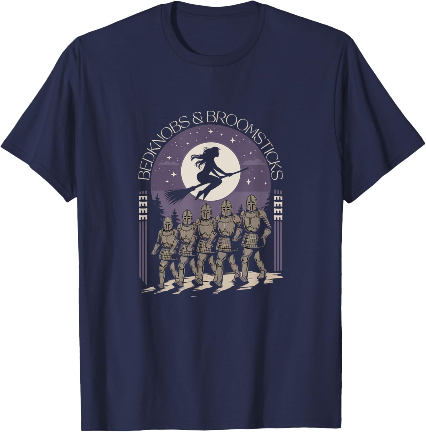 Bedknobs and Broomsticks Magical Vintage Theatre Armour T-Shirt - T-Shirt | Navy