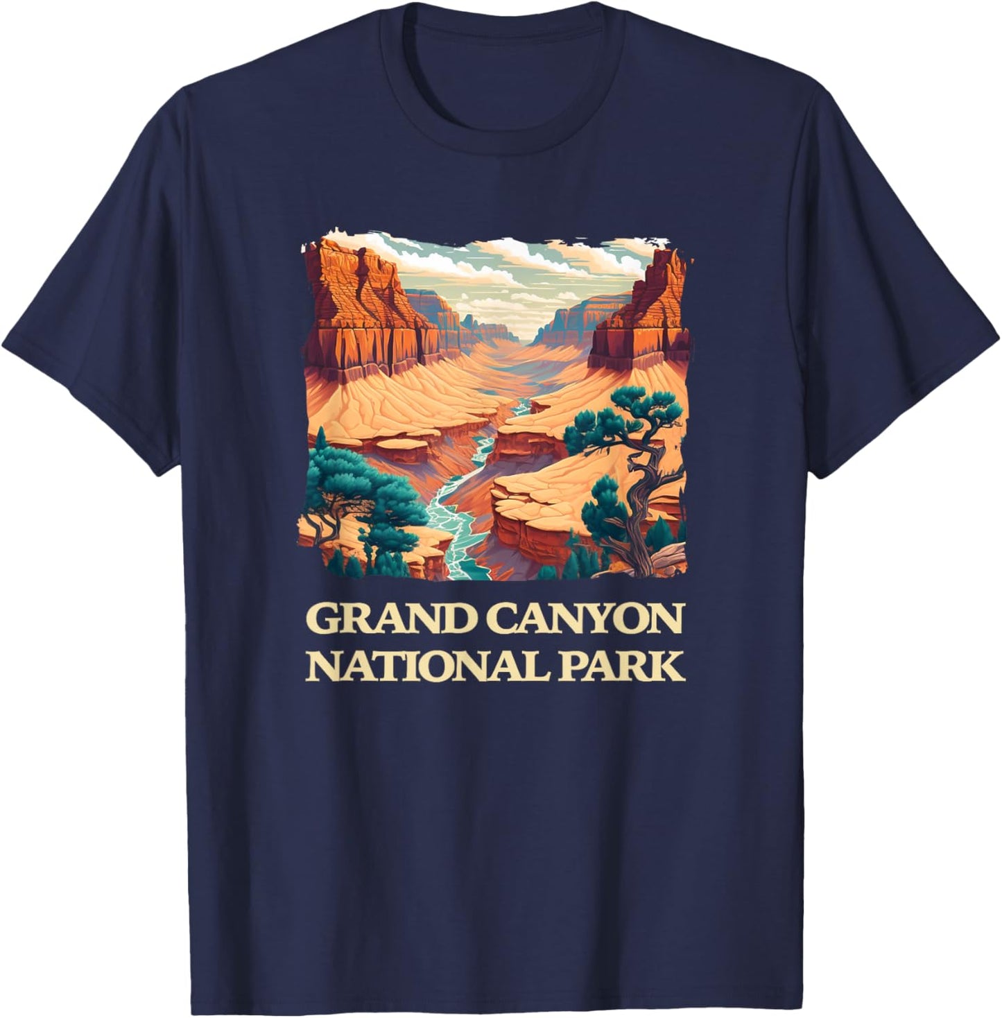 Grand Canyon National Park Arizona T-Shirt - T-Shirt | Navy