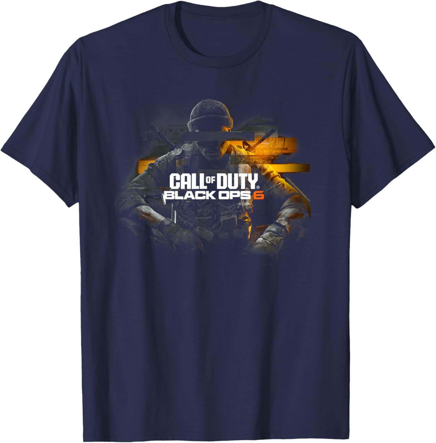 Call of Duty Black Ops 6 Troy Marshall T-Shirt - T-Shirt | Navy
