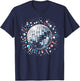 Disco Ball Celebration Design - Party Vibes T-Shirt - T-Shirt | Navy