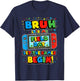 Bruh It's My Field Day Let The Games Begin Field Trip Funny T-Shirt - T-Shirt | Navy