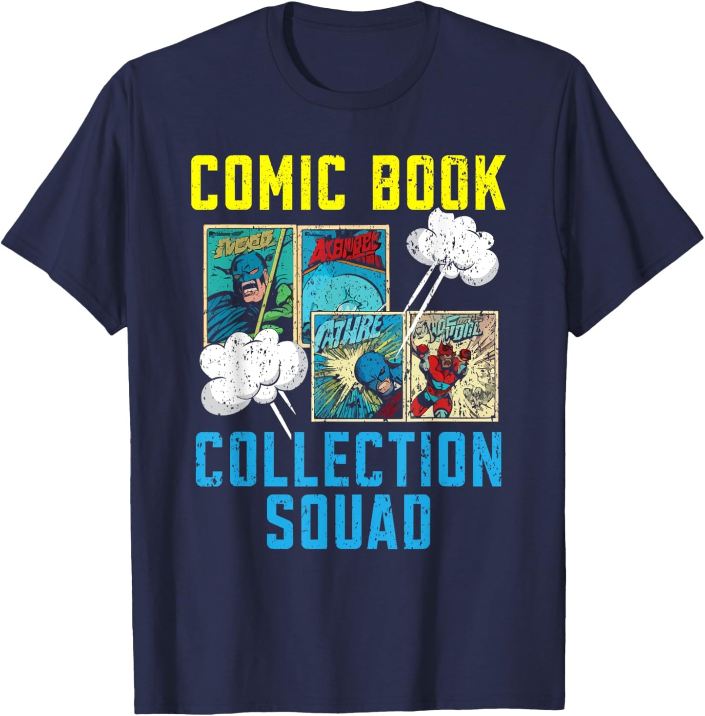 Comic Collector Comic Reader Reading Comic Books T-Shirt - T-Shirt | Navy