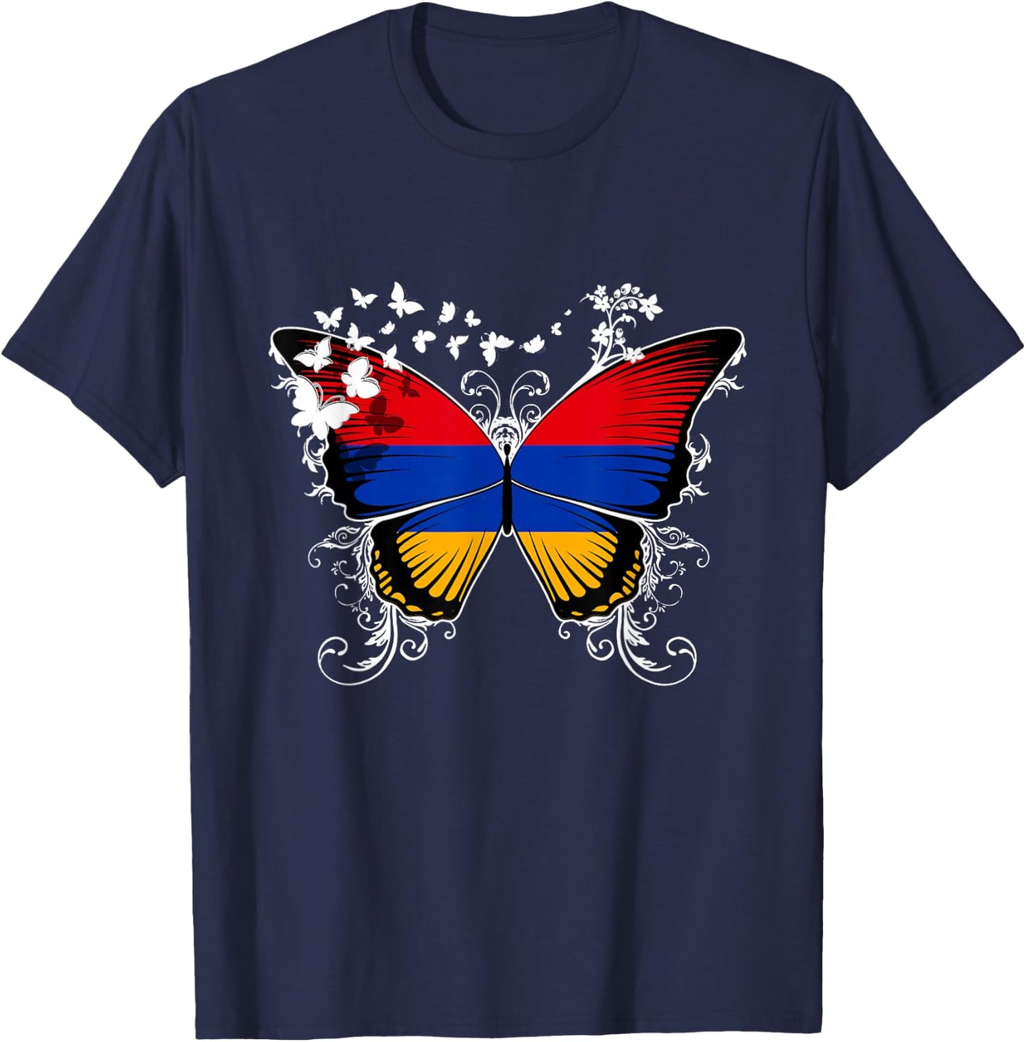 Armenia Flag Armenian T-Shirt - T-Shirt | Navy