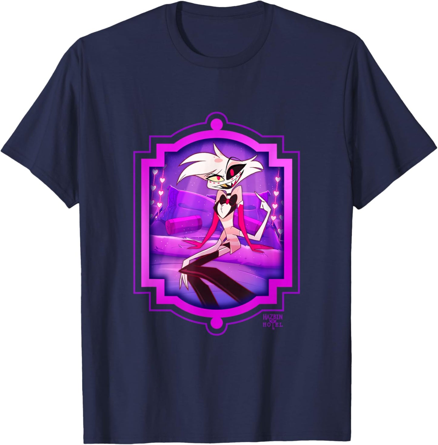 Hazbin Hotel - Angel Dust T-Shirt - T-Shirt | Navy