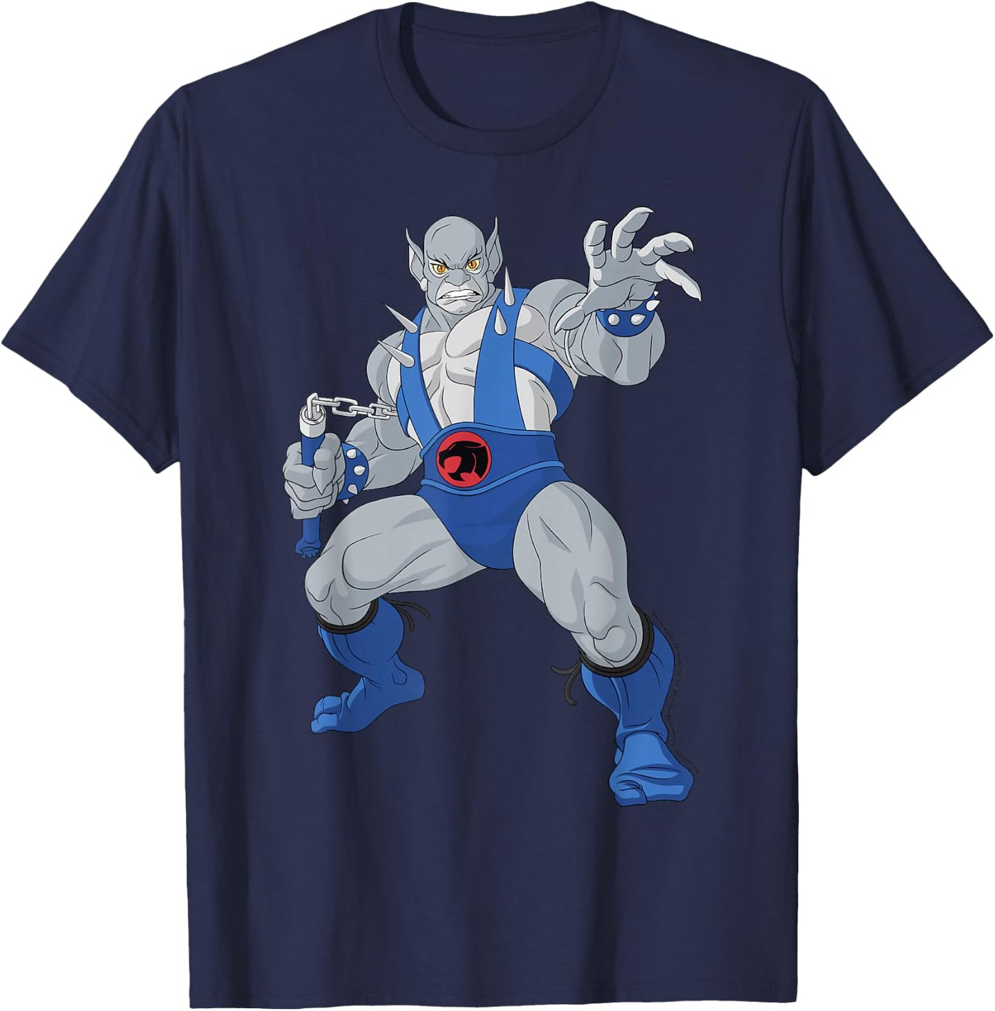 Thundercats Panthro Portrait Small T-Shirt - T-Shirt | Navy