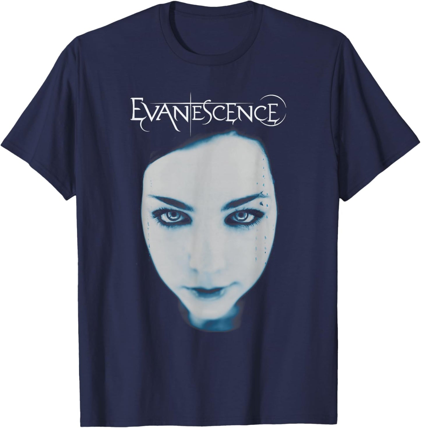 Evanescence – Fallen Black 2 T-Shirt - T-Shirt | Navy