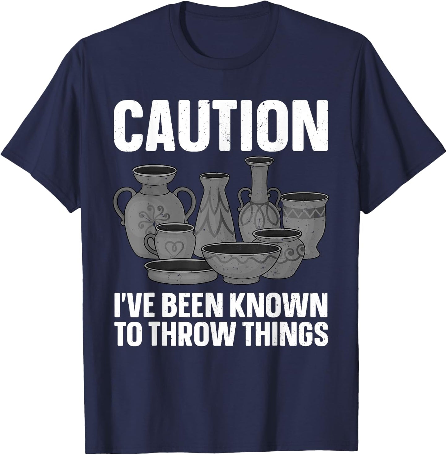 Funny Pottery Art Men Pottery Artist Pottery Maker T-Shirt - T-Shirt | Navy