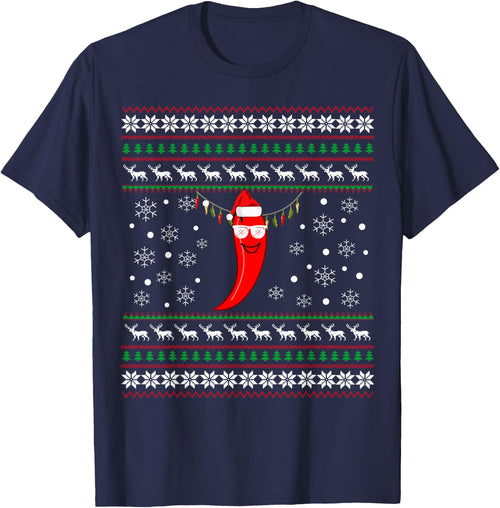Pepper Chili Christmas Shirt- Chili Ugly Xmas Gift