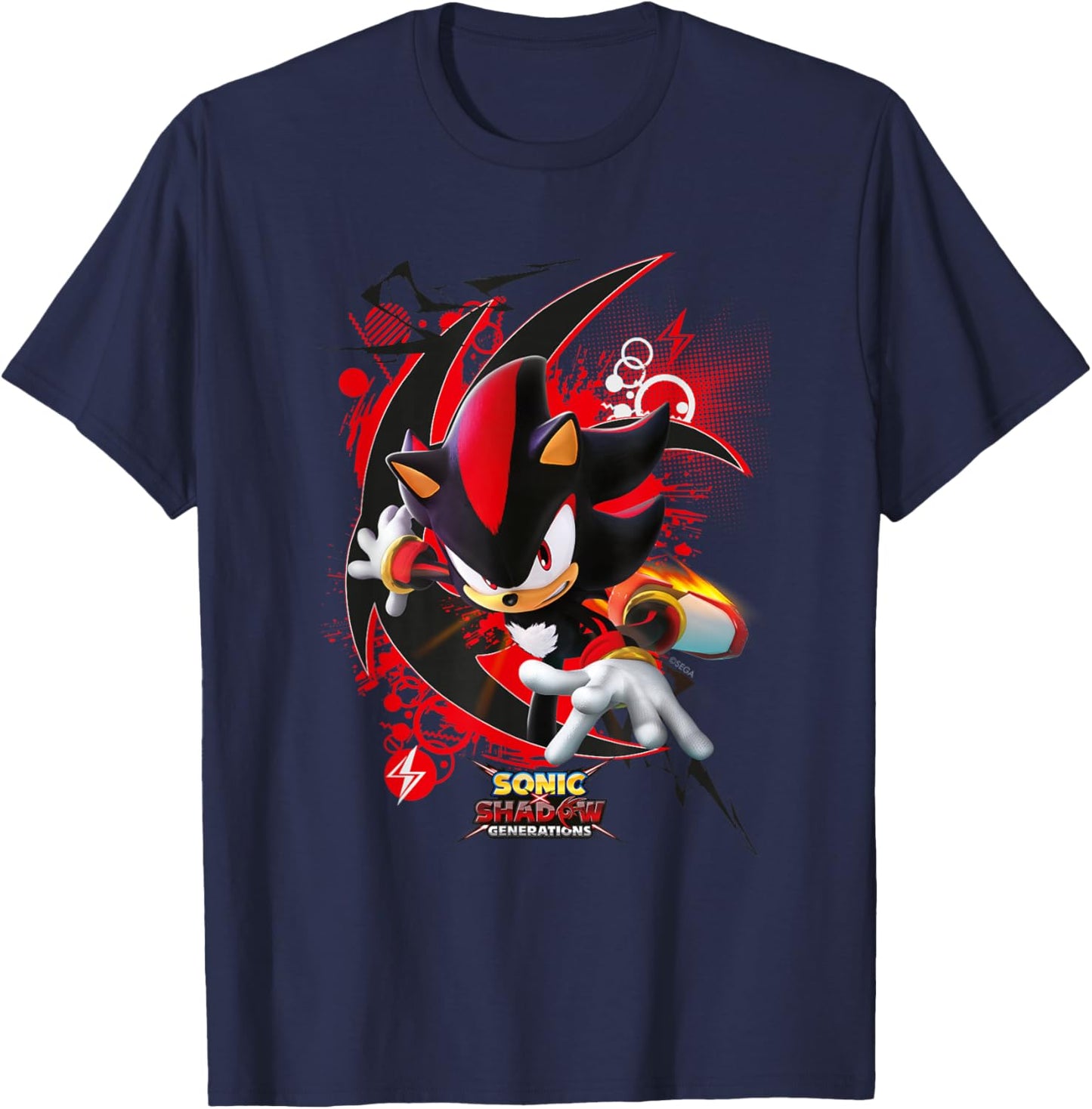 Sonic the Hedgehog, Sonic X Shadow Generations - Chaotic T-Shirt - T-Shirt | Navy