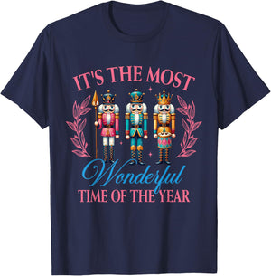 It's The Most Wonderful Time Of The Year Nutcracker Xmas T-Shirt - T-Shirt | Navy