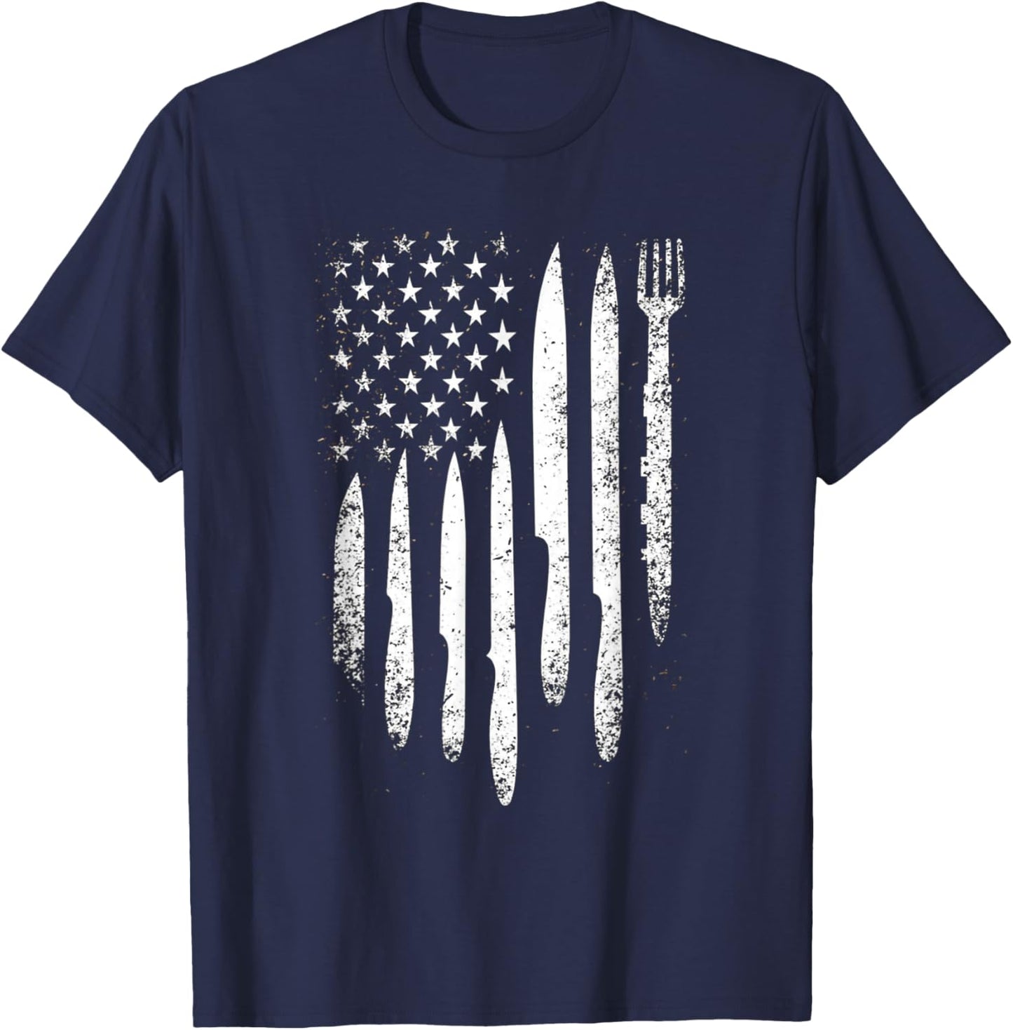 Culinary American Flag T-Shirt - T-Shirt | Navy