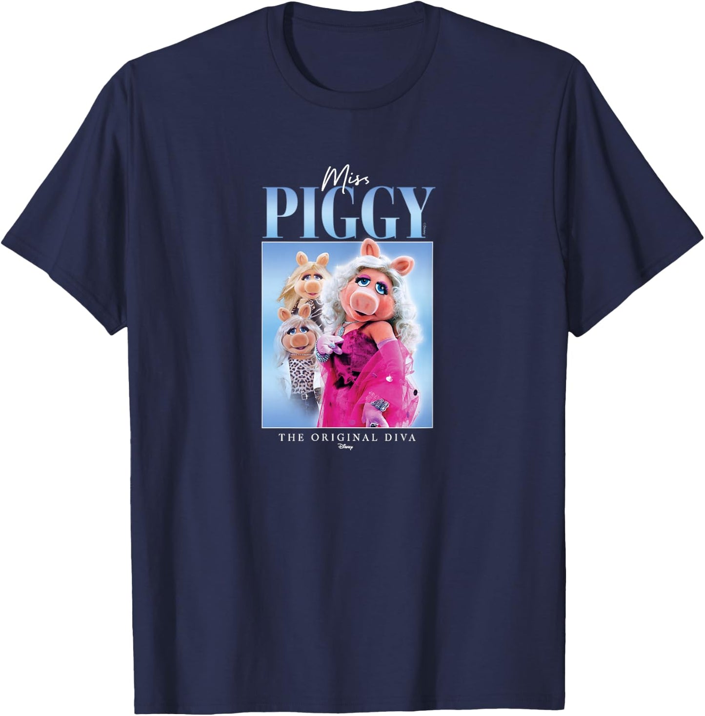 Disney - The Muppets Miss Piggy Original Diva T-Shirt - T-Shirt | Navy