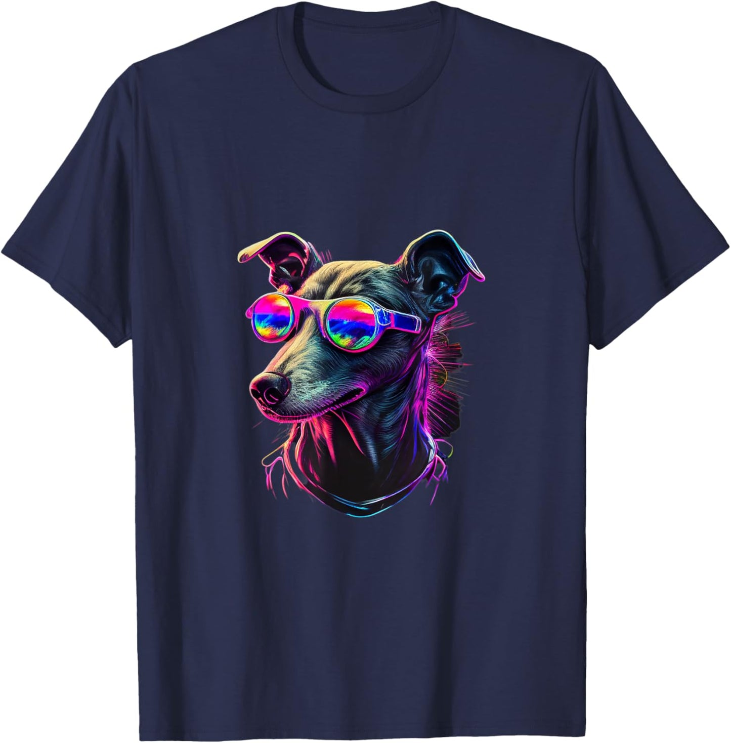 Italian Greyhound Dogs Italian Greyhounds T-Shirt - T-Shirt | Navy
