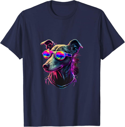 Italian Greyhound Dogs Italian Greyhounds T-Shirt - T-Shirt | Navy