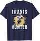 Travis Hunter Design 90s - Funny T-Shirt - T-Shirt | Navy